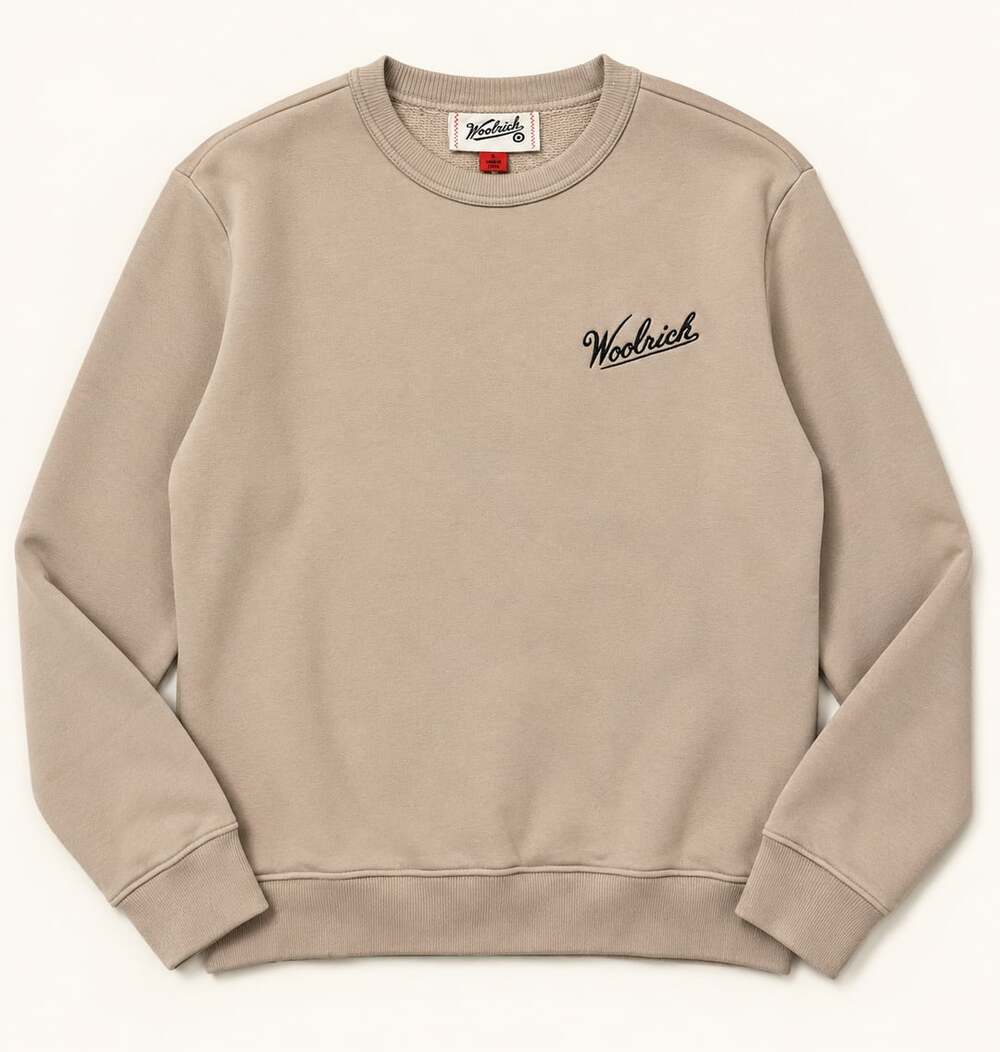 Woolrich x Target Hiking Boot Graphic Crewneck Sweatshirt Beige Size S